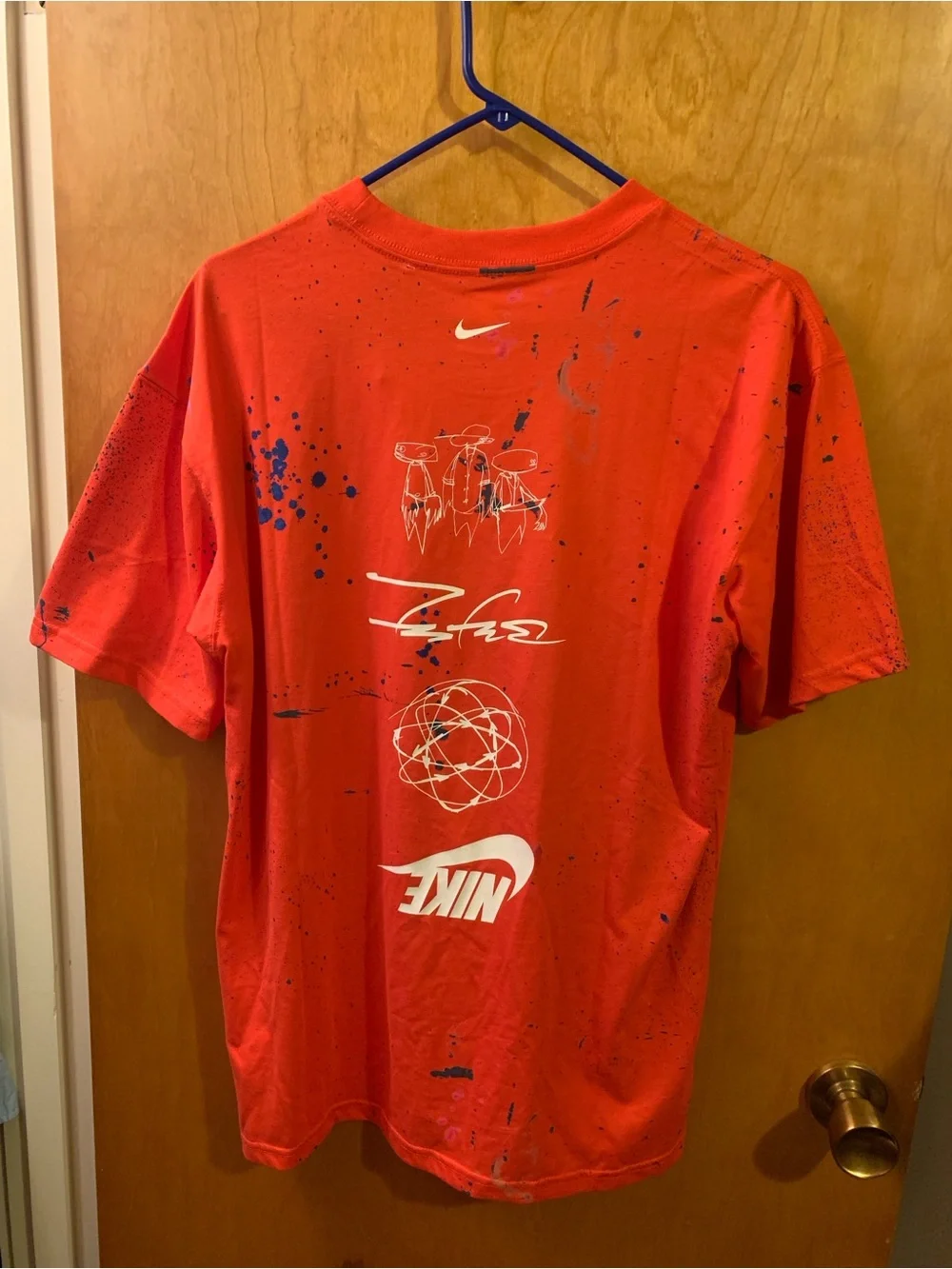 Nike x Futura Breaking Max90 T-Shirt Light Crimson HF5564-696 - Men’s Size Small